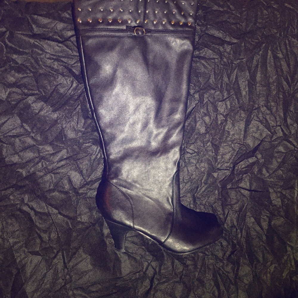 Bella vita high thigh leather boots